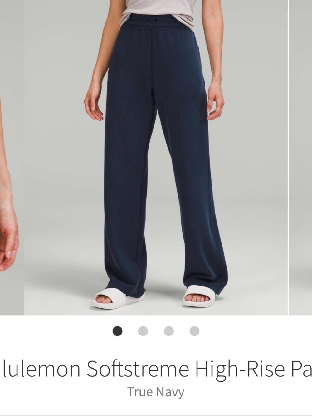 lululemon athletica Softstreme Pants — True Navy size 4